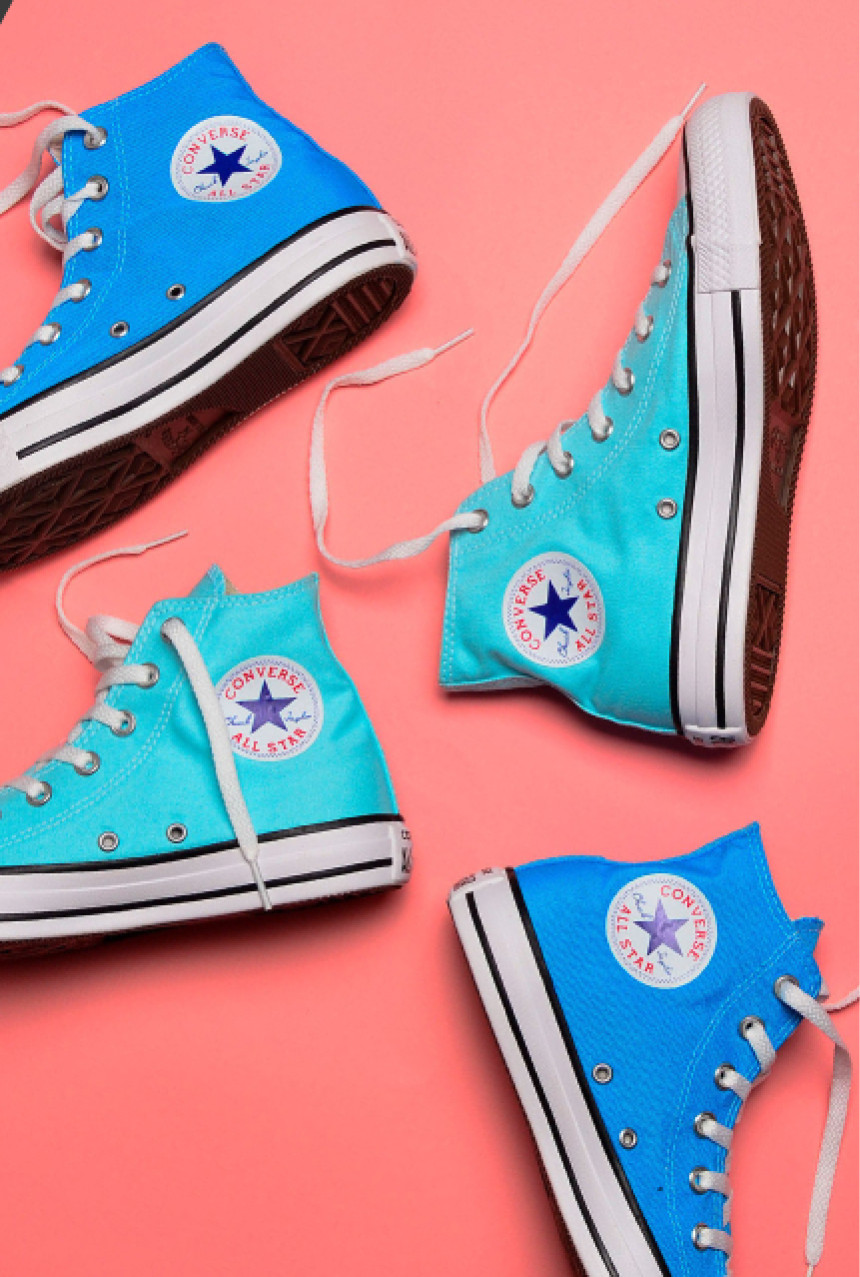 Multicolored Converse