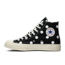 Converse x Comme Des Garcons Play Chuck 70 High Polka Dot Black 157250C Black/white