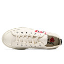 Converse x Comme Des Garcons Play Chuck 70 Low White 150207C White