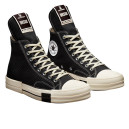 Converse Rick Owens x DRKSHDW DRKSTAR Chuck 70 High Black A00130C Black/white