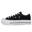 Converse Chuck Taylor All Star Lift Platform Canvas White Laces 560351C Black/white