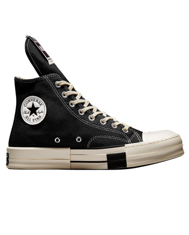 Кеди Converse Rick Owens x DRKSHDW DRKSTAR Chuck 70 High Black A00130C Чорний/білий