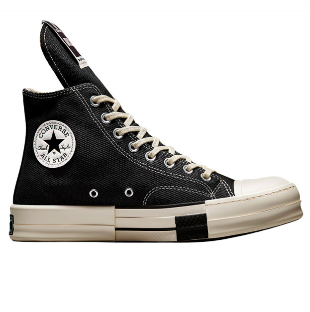 Кеди Converse Rick Owens x DRKSHDW DRKSTAR Chuck 70 High Black A00130C