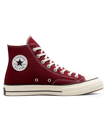 Кеди Converse Colour Vintage Canvas Chuck 70 High Top in Deep Bordeaux 171567C Бордовий
