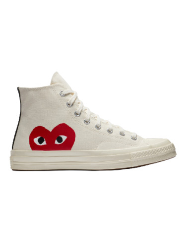 Кеди Converse x Comme Des Garcons Play Chuck 70 High Beige 150205C Білий