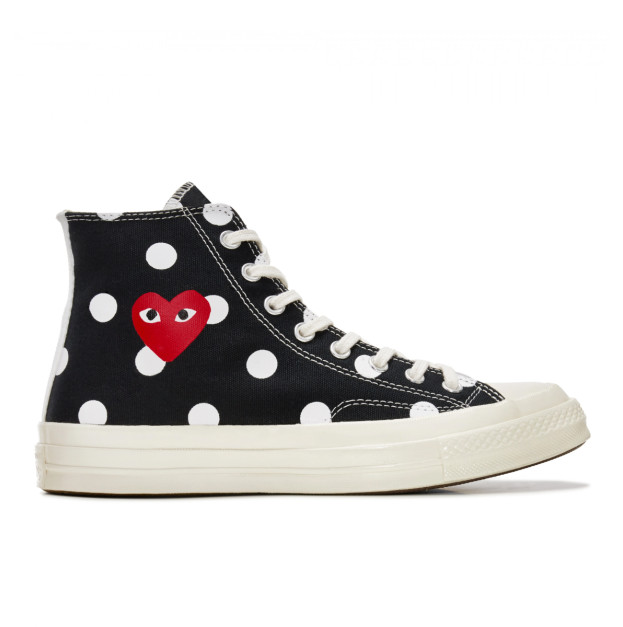 Кеды Converse x Comme Des Garcons Play Chuck 70 High Polka Dot Black 157250C